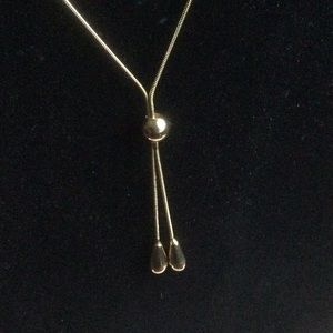 Gold tone drop bead Necklace